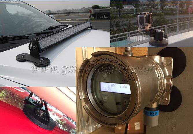 Inner Screw Hole Rubber Coated Magnet Mounting Magnet Application