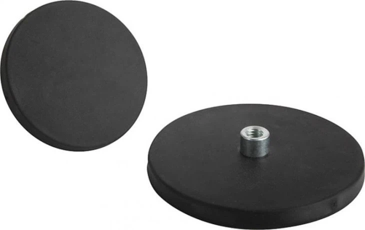 Rubber Coating Round Memo Magnets