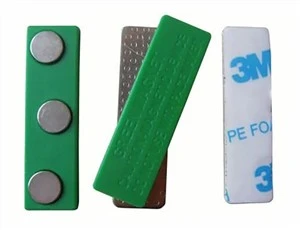 Magneettinen nimipidike Tehtaan tukkukaupan magneettimerkki 3 magneetilla